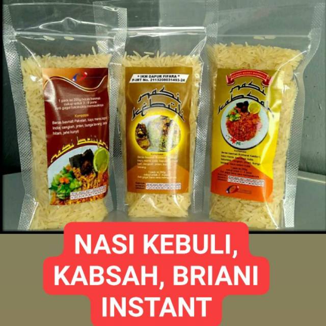 

Nasi kebuli instan