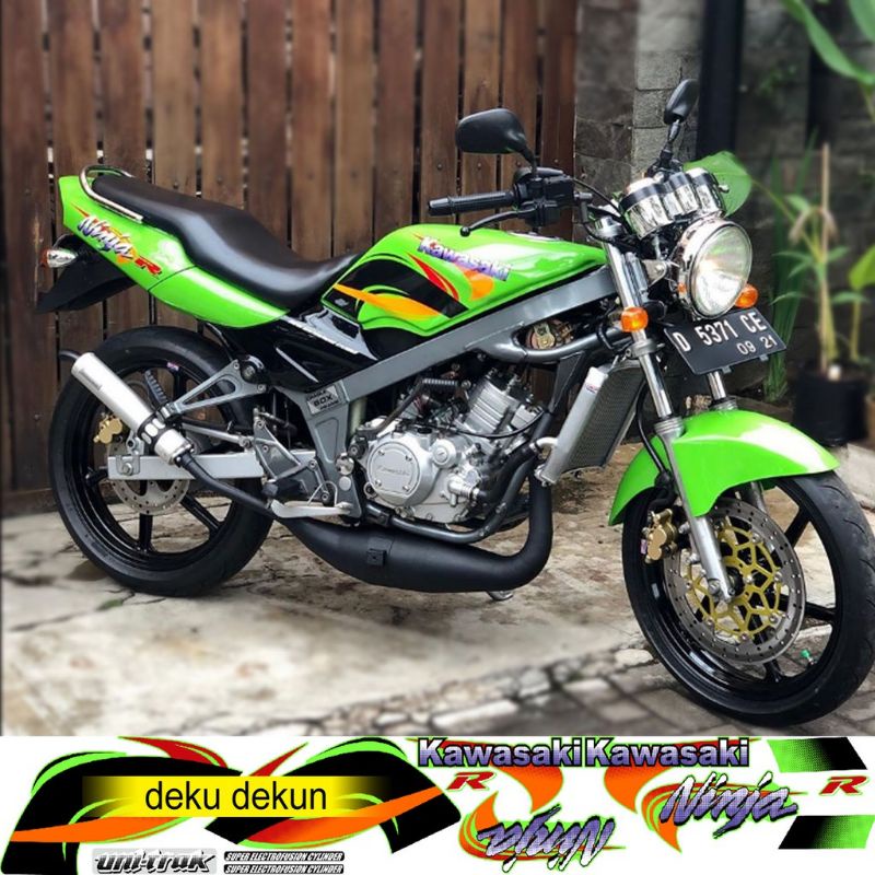 striping ninja r 2000 / striping ninja r kis 2000 / striping kawasaki ninja r kis 2000 hijau / strip
