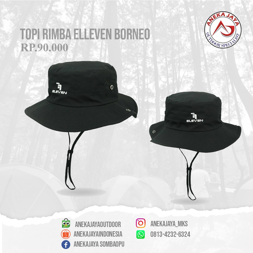 TOPI RIMBA ELLEVEN BORNEO