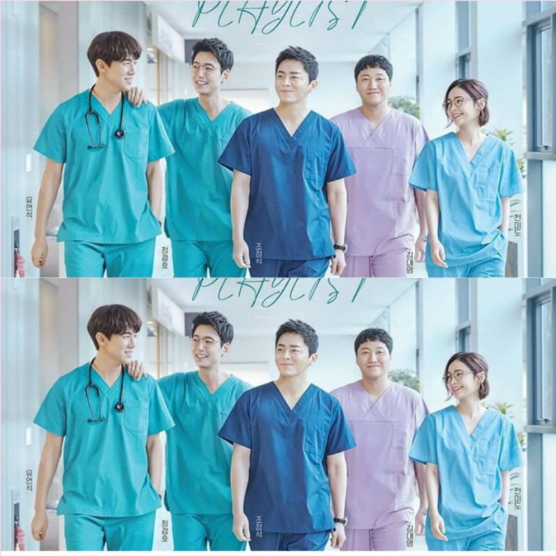 T-SHIRT/TUMBLR TEE/KAOS HOSPITAL PLAYLIST K-DRAMA/UNISEX OVERSIZE