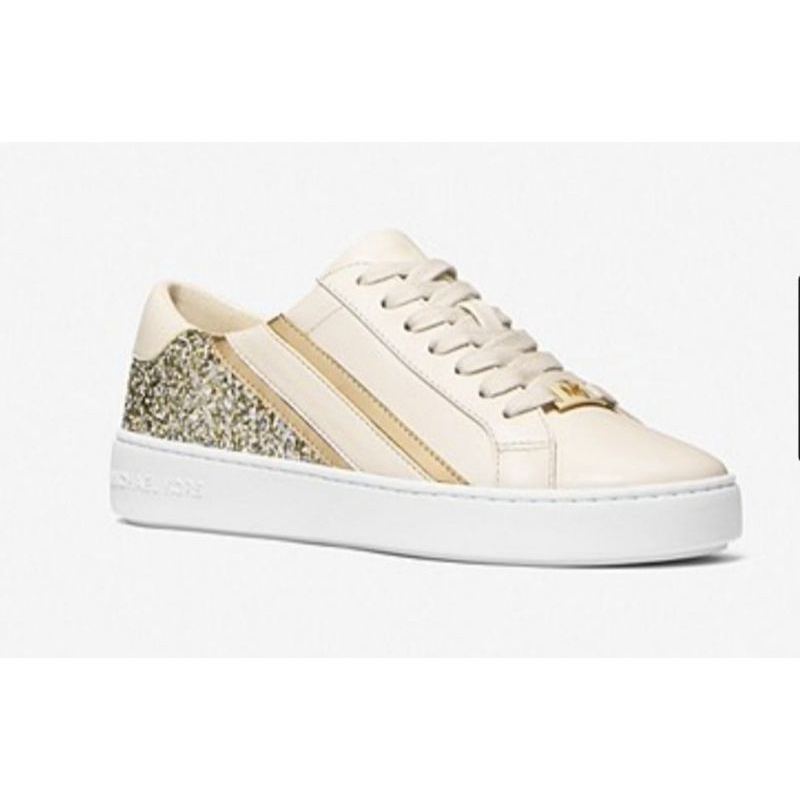 MK  SLADE GLITTER & STRIPE SNEAKER
