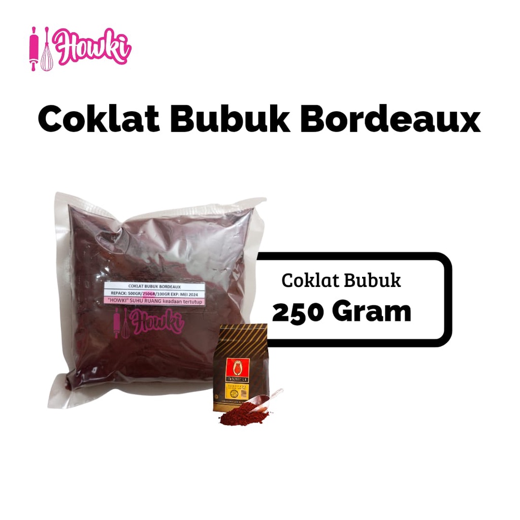 

Coklat Bubuk Tulip Bordeaux Repack 250gr