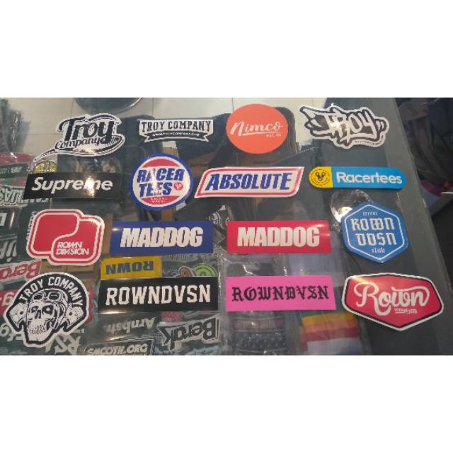 Stiker Distro Bahan Graftac Murah Berkualitas