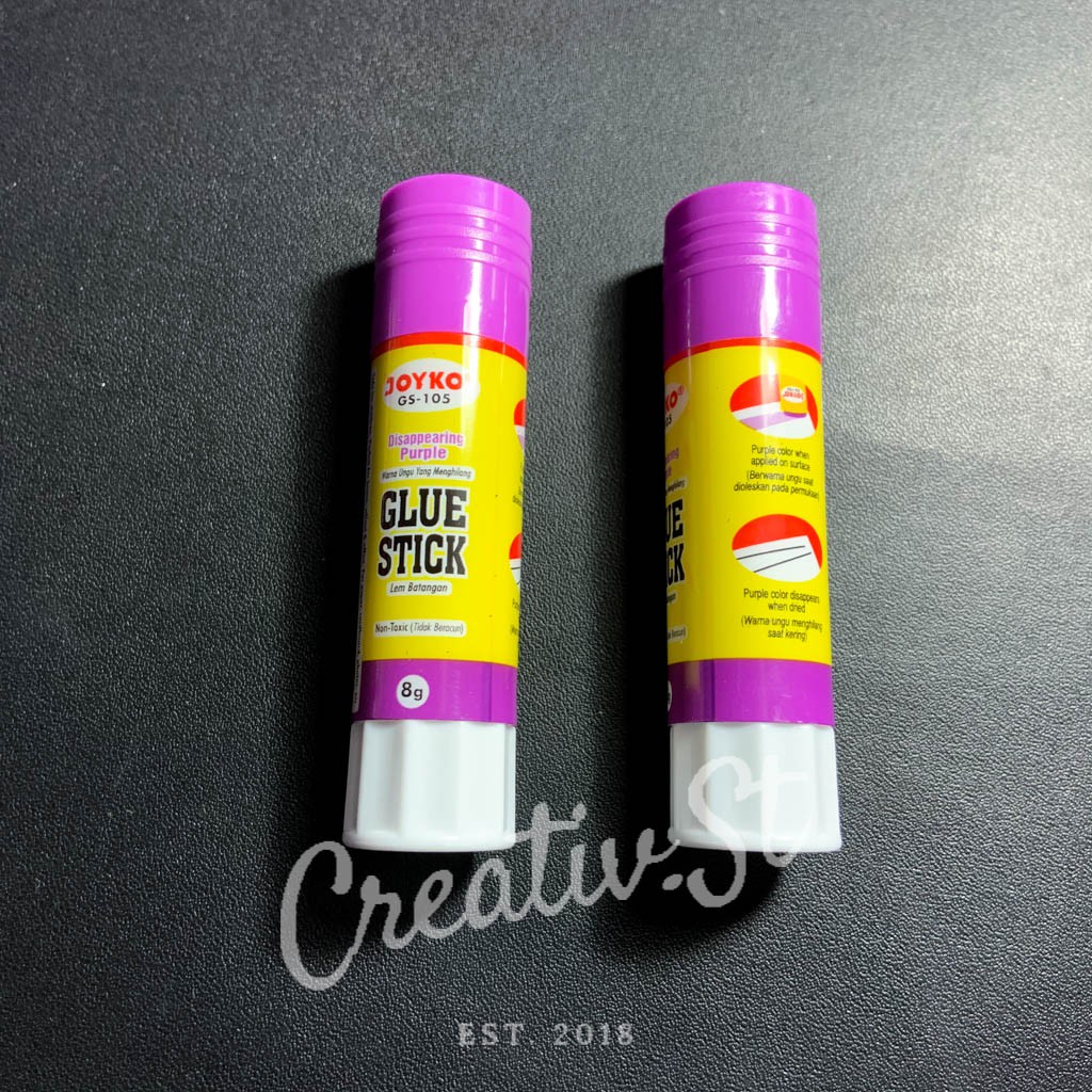 

JOYKO Lem Stick Purple Gs-105 Disappearing Glue Kertas