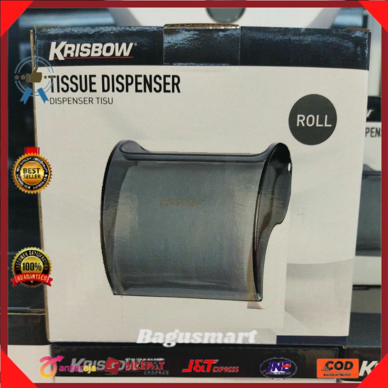 Dispenser Tisu Gulung - Abu Abu/tempat tisu dinding/tempat tisu toilet/tempat tisu gulung