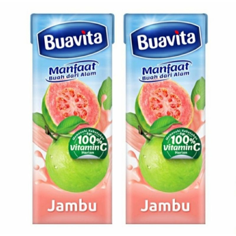 

Buahvita Guava Juice Minuman Jus Buah Jambu Asli 1000Ml Twinpack