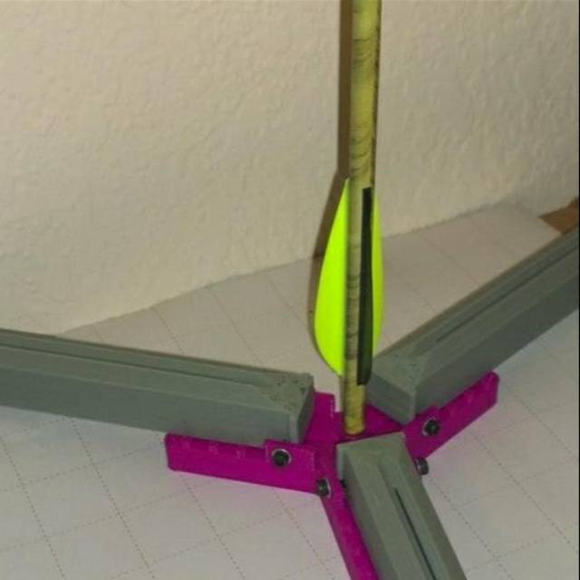 pletching jig penempel bulu arrow anak panah