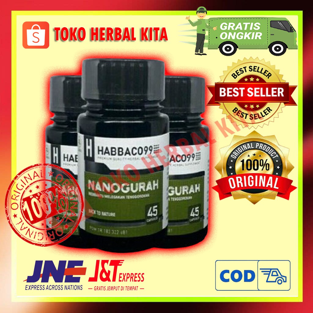 Nanogurah Nano Gurah Asli Original Habbaco99 Obat Batuk sinusitis pilek TBC Mengeluarkan Lendir