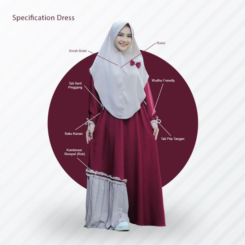 ZIFANA Dress by Raisa hijab