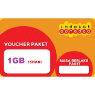 Voucher Indosat 1 GB Yellow 15 Hari