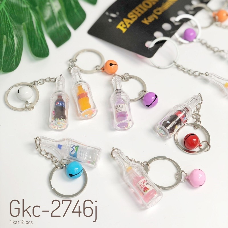 Gantungan Kunci botol / Gantungan kunci bentuk botol coca-cola / gantungan kunci botol sprite / gant