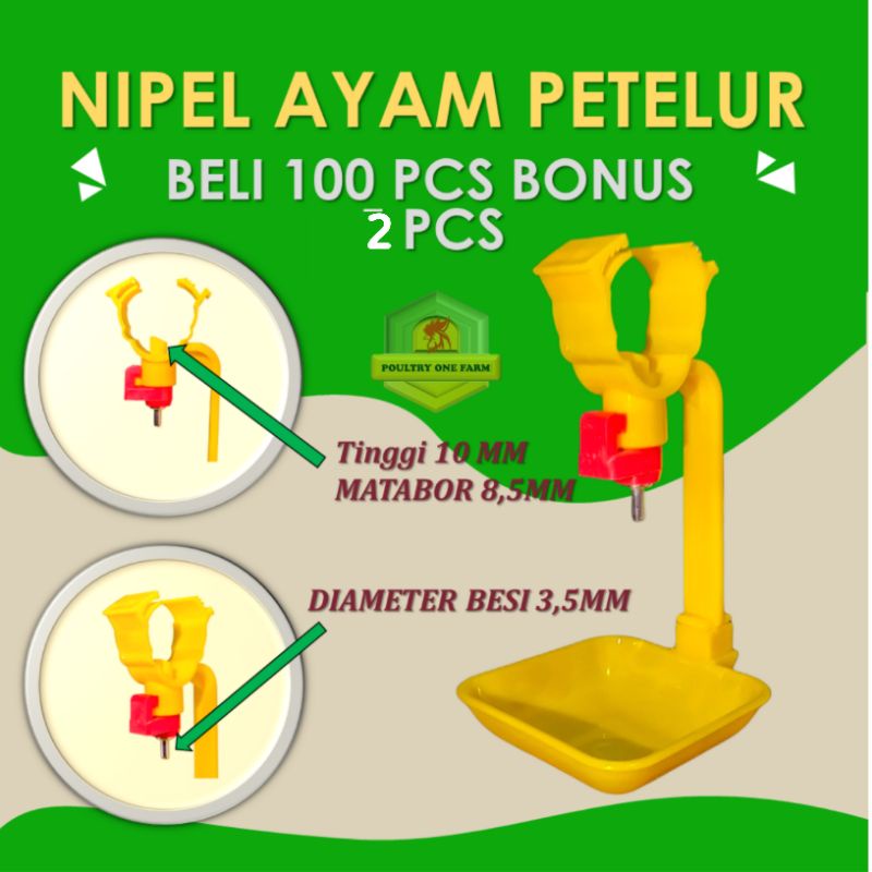 Nipel Untuk Ayam Petelur