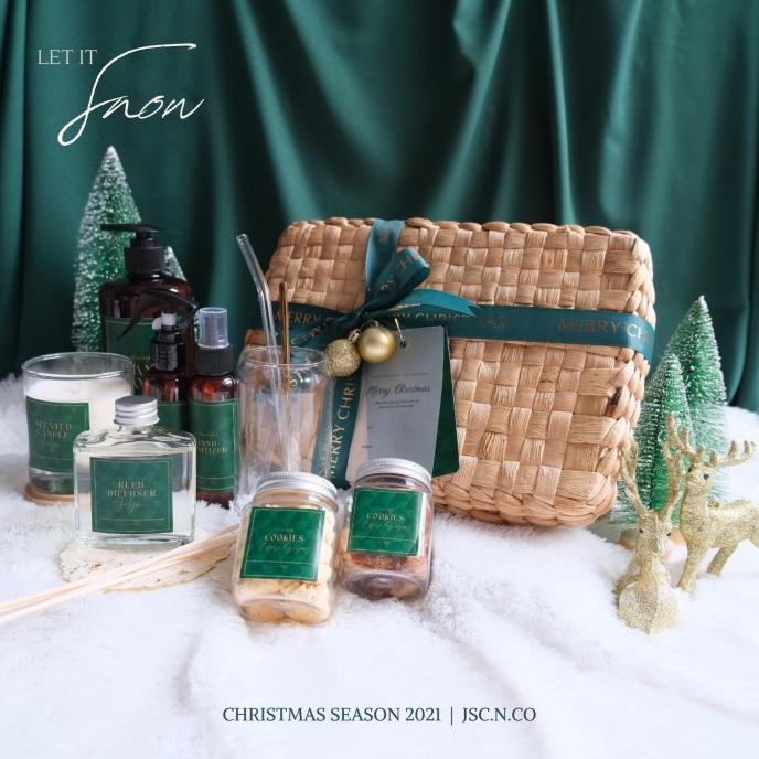 

LET IT SNOW - JSCNCO CHRISTMAS HAMPERS. PARCEL NATAL. CHRISTMAS GIFT DGFXG6563