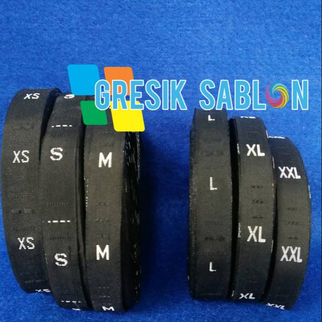 

Label Size Bordir Hitam