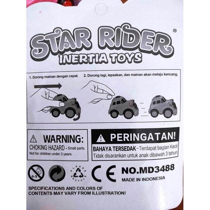 Mainan Anak Kendaraan Cartoon MD 3488
