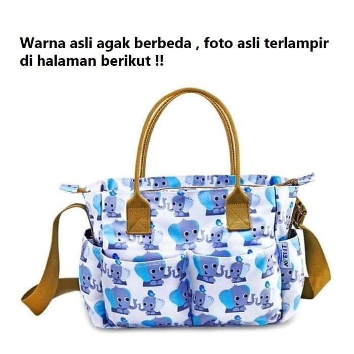 Philips Avent Tas Popok Elephant - Diaper Bag Gajah