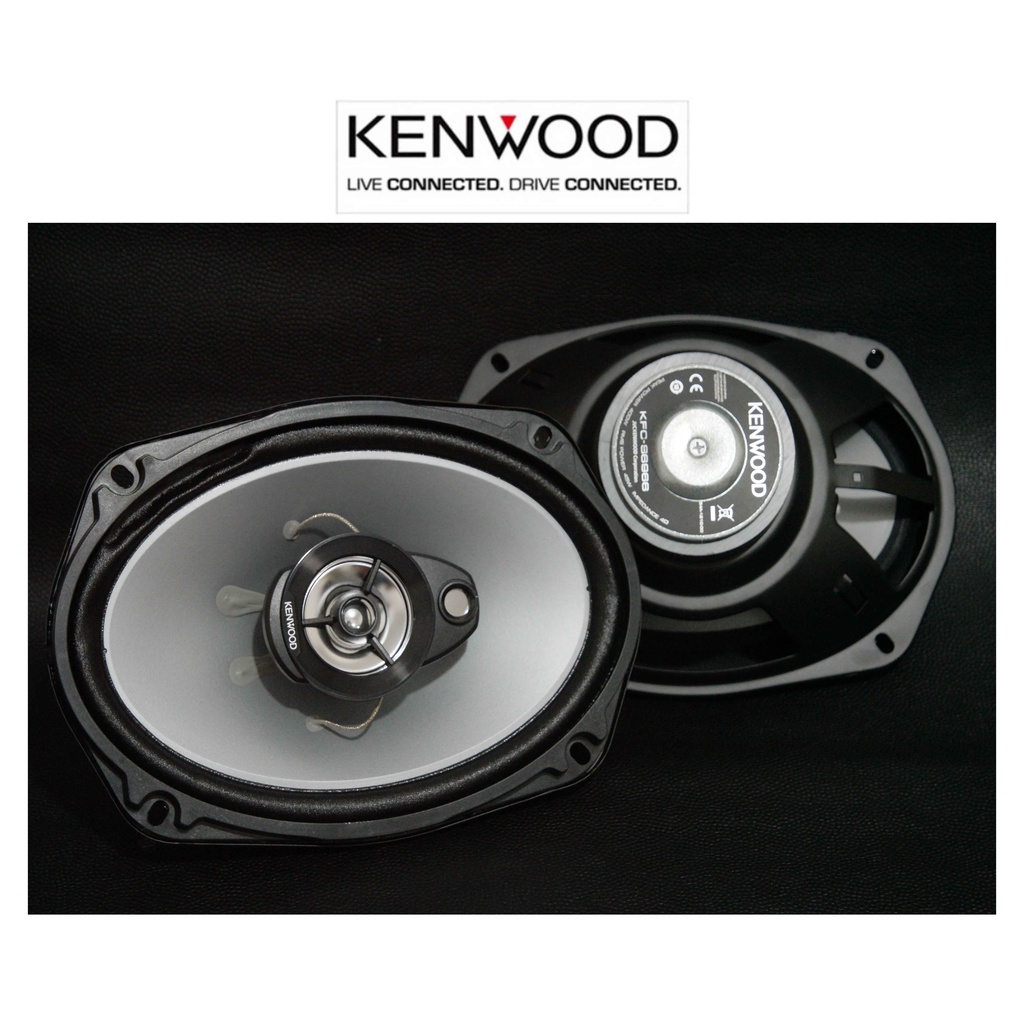 Kenwood KFC-S6966 Speaker Oval Mobil Ukuran 6x9 inch Sistem 3-Way Per Set