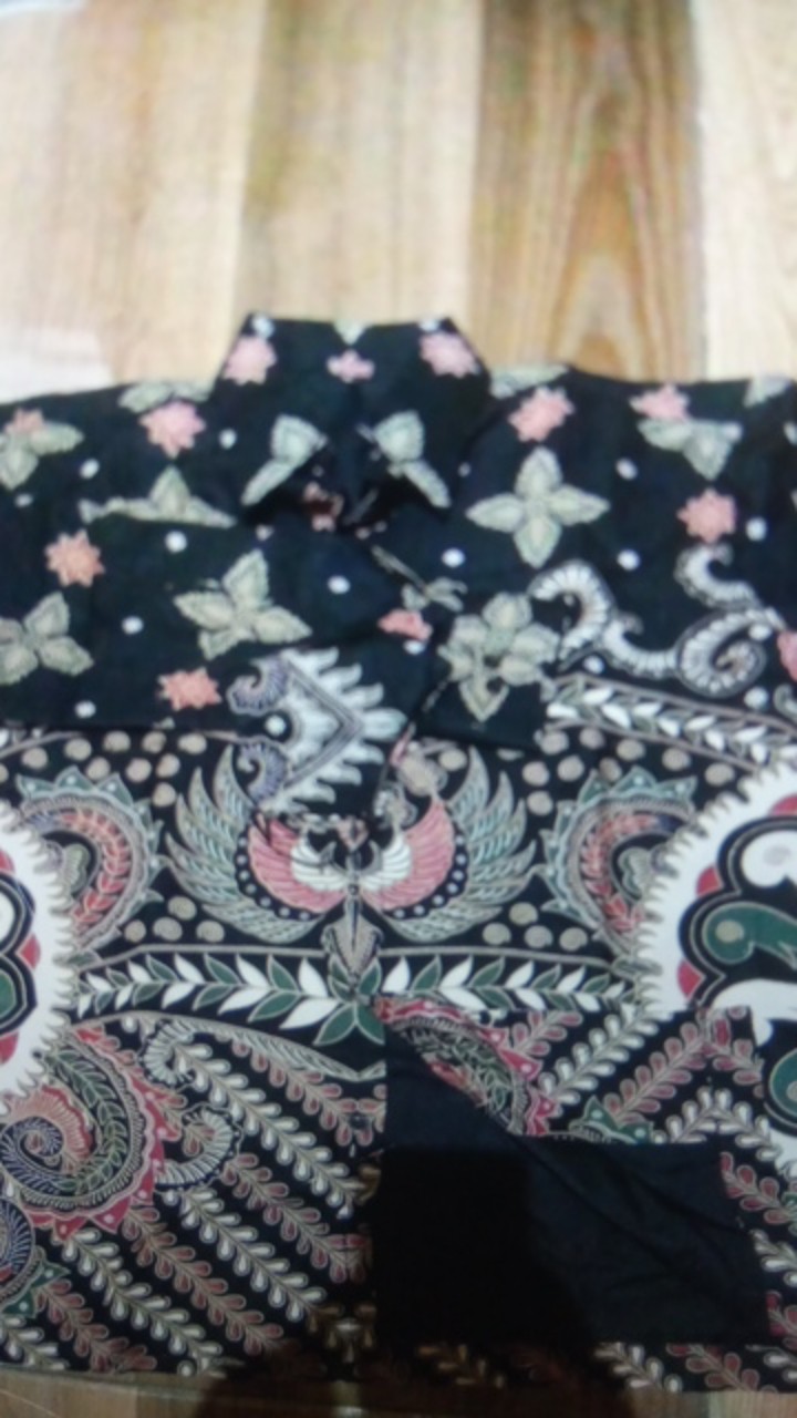 Hem Batik Laki Laki Lengan Panjang Kemeja Batik Pria Lengan Panjang Atasan Batik Ads 007