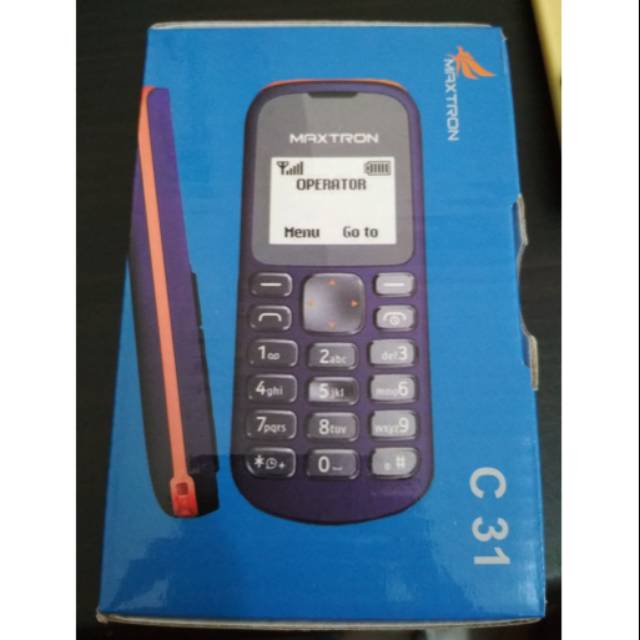 HP MAXTRON MG C31 MAXTRON C17 NEW HUNTER Single SIM (1.4") 1sim monokrom fullset box charger new