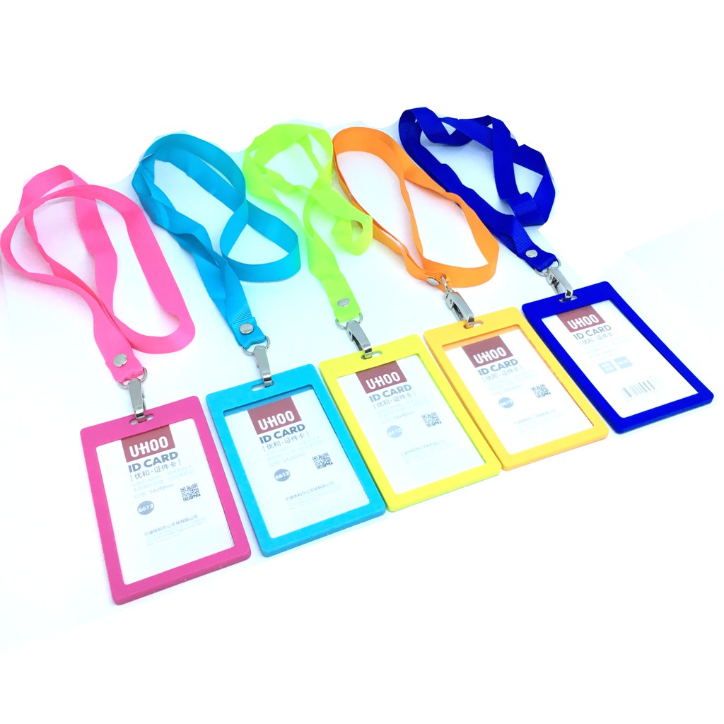

ID Card holder UHOO 6612 + Tali Nylon Kilat 15 mm
