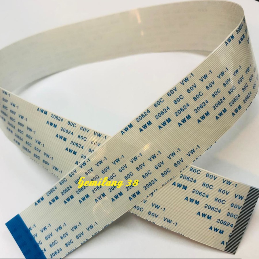 Kabel Flexibel 50 Pin 45 cm HLS BOLAK BALIK AWM 20624 50 pins