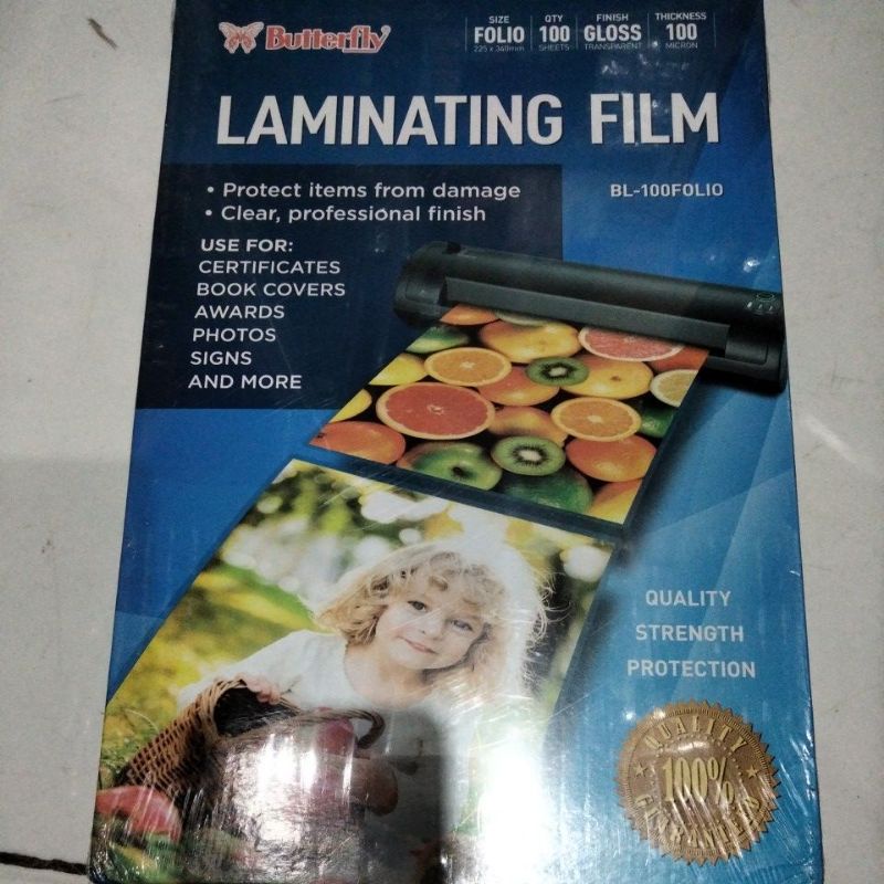 

Plastik Laminating Folio 225x340mm