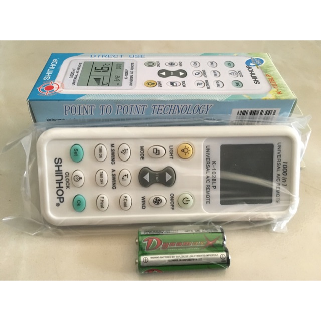 Remot AC multi universal shinhop + baterai