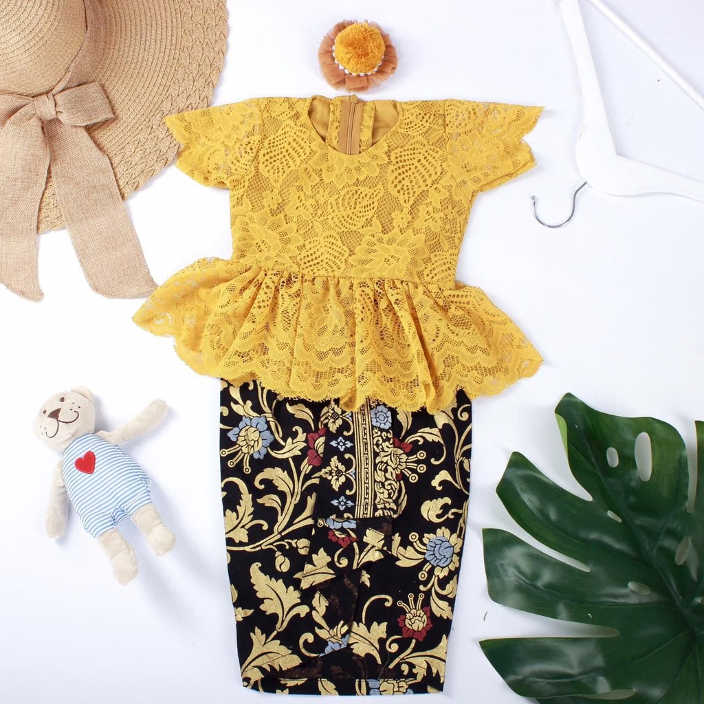 Kebaya Pepplum Tania/Kebaya Anak/Kebaya Model Terbaru/Kebaya Murah/Kebaya Kekinian