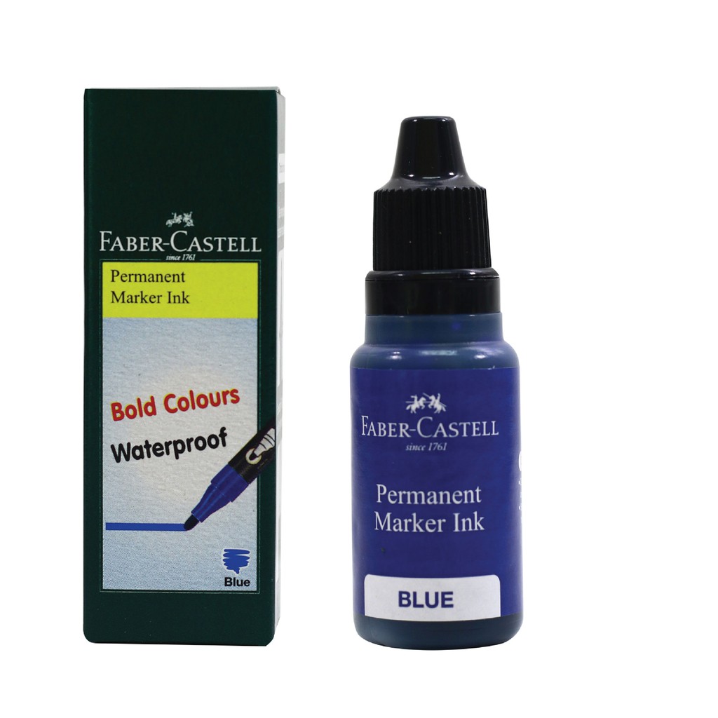 

Faber-Castell Permanent Marker RefillInk 15ml Bottle Blue