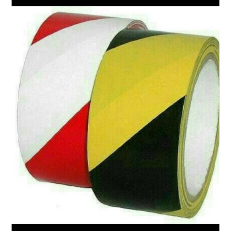 Police line / baricade tape ga pake lem 3&quot;x 500 meter harga satuan