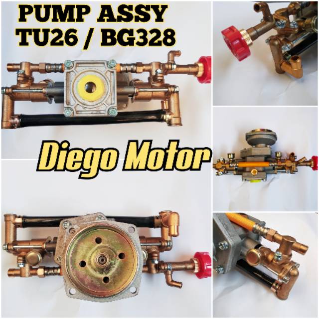 Pump Assy pompa komplit TU26 konverter ke Mesin potong rumput 2tak BG328 Sthill FR3001 Tasco  4tak GX31 GX35 BG431 BG435