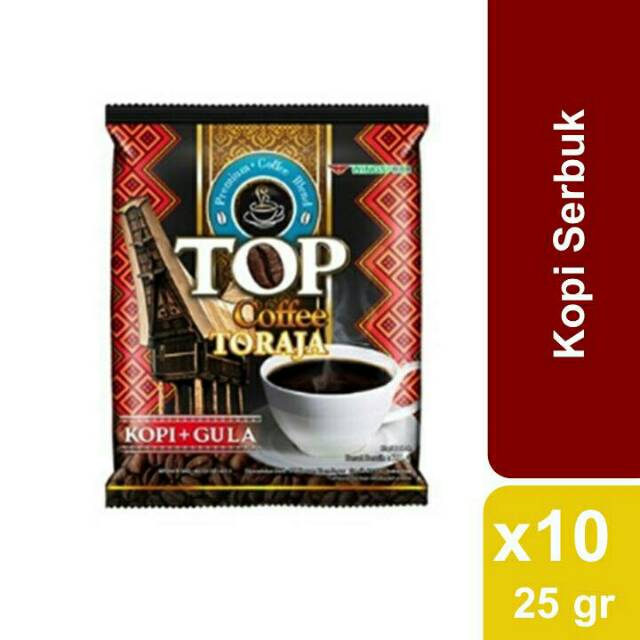 

Kopi Top Toraja (2in1) 25 gr x 10 pcs