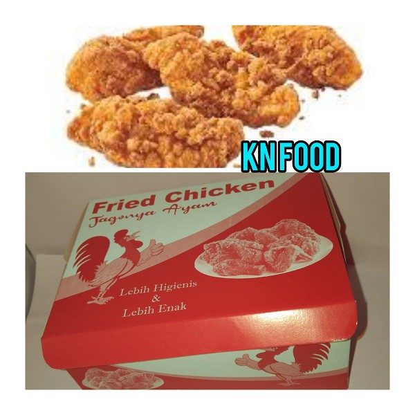 Dus Fried Chicken 100 Pcs Box Fried Chicken Murah Shopee Indonesia