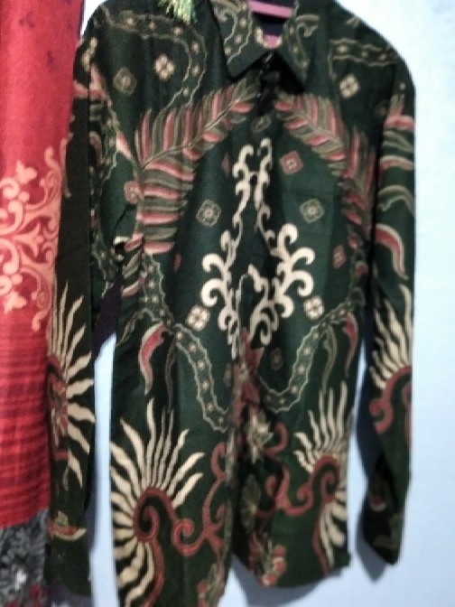 Aswangga Hijau Kemeja Batik Pria Full Furing Bahan Katun Halus Baturaden