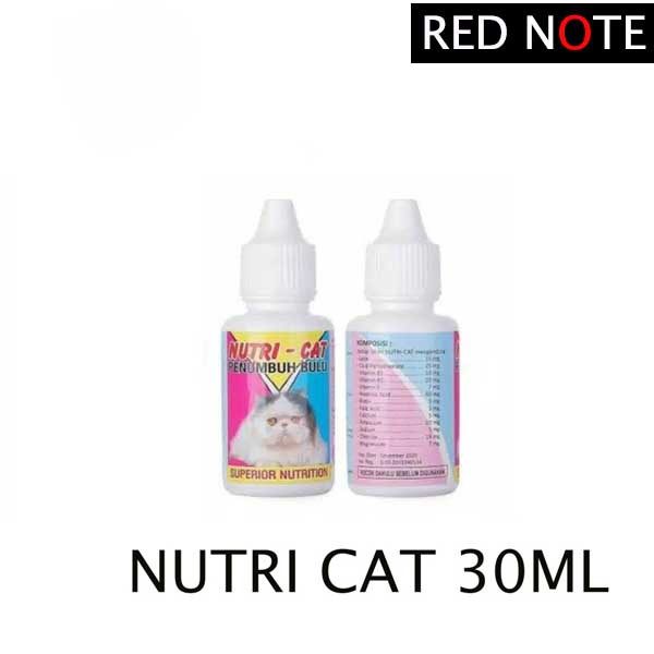 Obat NUTRI CAT 30ml Vitamin Penumbuh Bulu