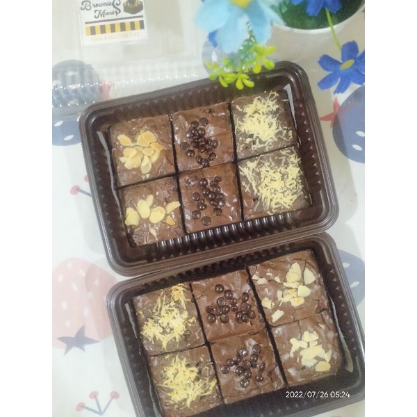 

Brownies sekat ukuran S