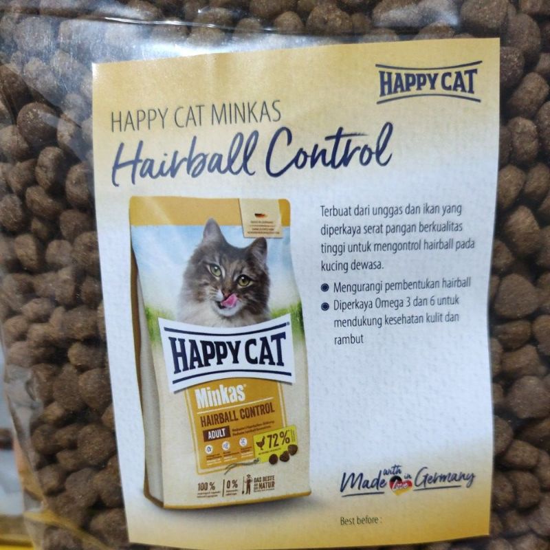 happy cat minkas hairball control 1kg