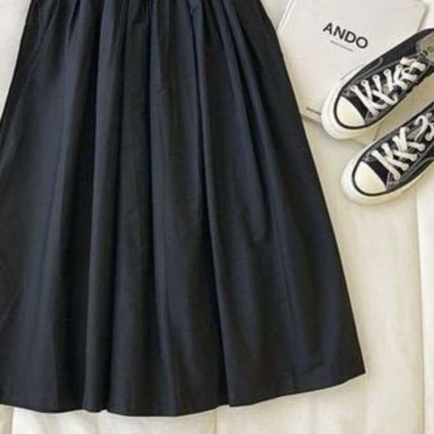 Rok linen / rok wanita / linen skirt / casual skirt / rok polos / JACKLYN SKIRT