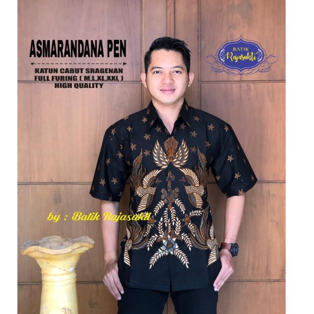 Batik ASMARANDANA Katun Cabut Full Furing Termurah