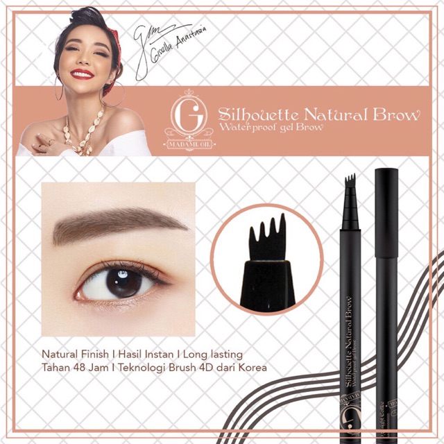 Madame gie silhouette natural brow