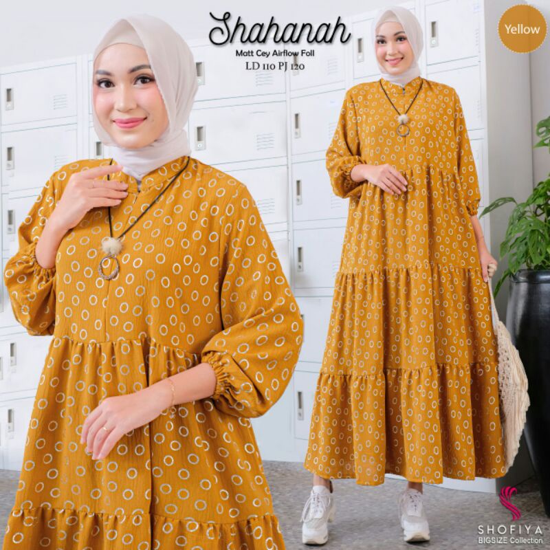 SHAHANAH Midi Dress Ori by Shofiya Fashion