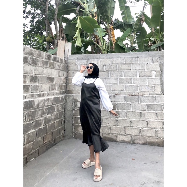 OVERALL SATIN/OVERALL KOREA/TANKTOP HIJAB