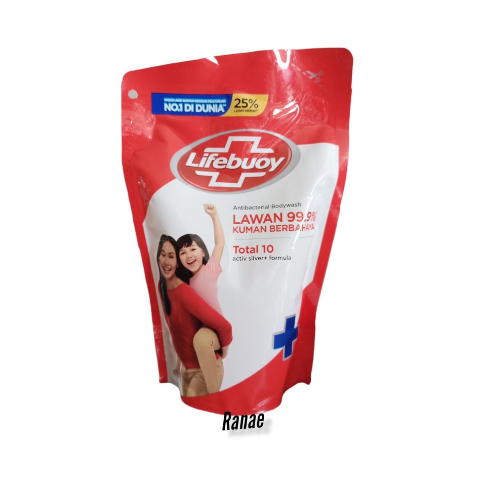 Lifebuoy Merah Sabun Mandi Refill Cair 400ml 250ml