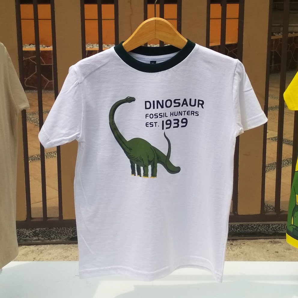 ZOOL Kids Kaos Anak Dinosaur Fossil Hunter est. 1939 | T-Shirt Anak Size L XL