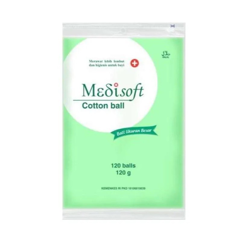 Medisoft Cotton Ball Kapas 75/120 gr - Kapas Bulat