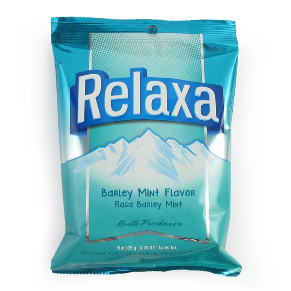 

RELAXA Barley Mint Hard Candy 135gr - Permen Penyegar Mulut 50 Butir