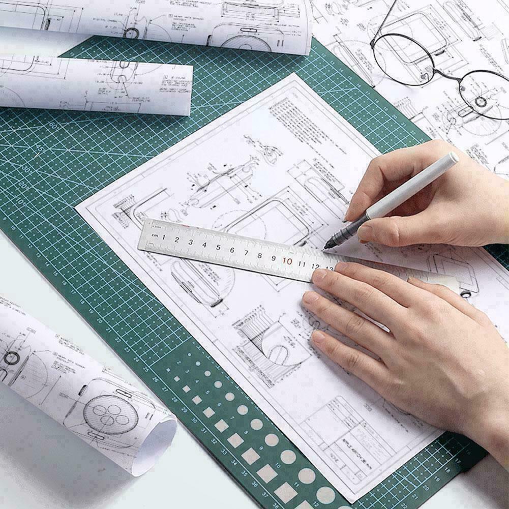 22x30cm Double sided Cutting Mat / A4 Durable Self-healing Cut Pad /  Patchwork Tool Handmade Cutting Plate/Cutting Mat for Sewing, Writing, Craft Paper Carving