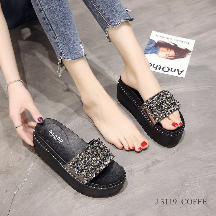 SANDAL SLOP WEDGES FASHION WAYNA 3119