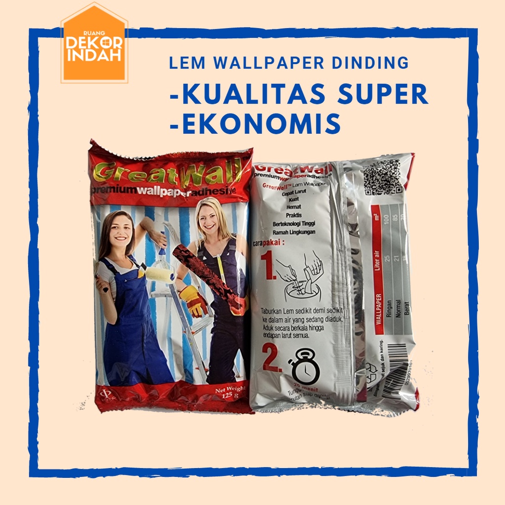 Jual Lem Wallpaper Dinding Kuat Murah Ekonomis / Lem Walpaper Dinding
