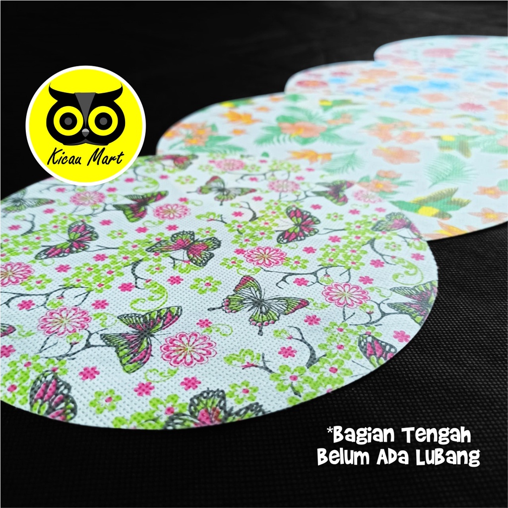Collar Kucing Colar Leher Bahan Kain Penutup Kepala Pelindung Leher Kucing Anjing Kitten Anabul Puppy Anti Gigit Jilat Paper Cone Ukuran M Motif Random Pet Neck Collar Soft Grooming Disposable